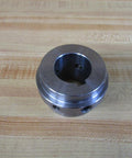 1/1250 Inch Bore 2 Inch Outer Diameter Flanged Bore Hub With Keyway And Set Screws, Steel, 6600 RPM, Built Tough Heavy Duty Industrial Grade Coupling Hub, Part 7300255
