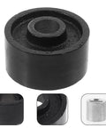 Universal Steel Front Wheel Replacement For Hydraulic Floor Jacks 2.5 Ton To 3.5 Ton, showing close-up of durable steel caster.