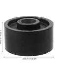 Universal Steel Front Wheel Replacement For Hydraulic Floor Jacks 2.5 Ton To 3.5 Ton, dimensions 2.55 x 1.37 in.