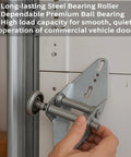 Upgrade Your Garage Door With A 7 Inch Stem Steel Roller Set For 2 Inch Track Designed For Heavy Wood And Wide Doors This 10 Pack
