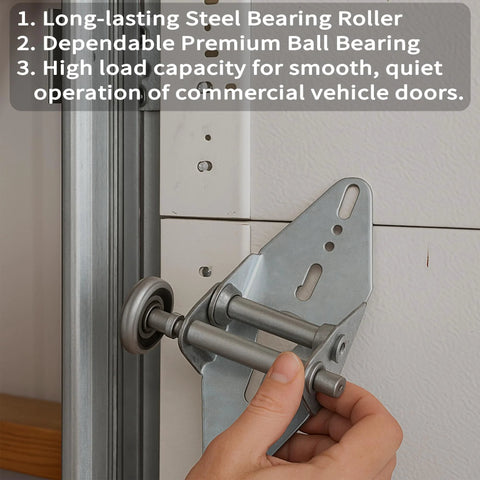 Upgrade Your Garage Door With A 7 Inch Stem Steel Roller Set For 2 Inch Track Designed For Heavy Wood And Wide Doors This 10 Pack