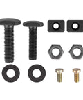 Assorted hardware for 4 Inch Milling Vise With Bench Clamp For Precision Clamping, Durable Ductile Iron Construction With 360 Degree Swivel Base