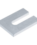 Heavy Duty Steel Horseshoe Shim Washers Kit 4 X 3 Inch 1/4 Inch Thick For 3/4 Inch Bolts Pack Of 8 Hot Dip Galvanized