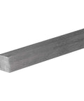 Keystock Square Key Stock One Quarter Inch By Twelve Inch Steel with blue and grey finish, visible from a side angle.