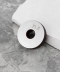 Two Pieces P1.0mm Straight Knurling Wheels, steel roller on concrete, high precision tool for metalworking and lathe holders