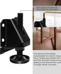 Heavy Duty Adjustable Leveling Feet for Furniture 16 Pcs Steel Hex Nut Lock Levelers with rubber cap for uneven floors