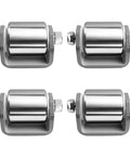 2 Pcs Steel Micro Rollers,2 Inches Trailer Roller Heavy Duty Steel Wheel Fits for RV Trailers, Motorhome and 5th Wheels, 2-pack