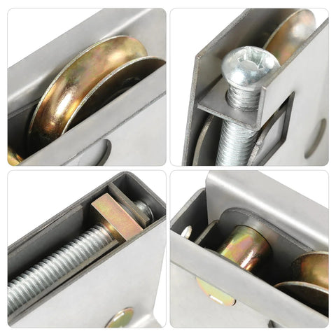 Patio Door Rollers Replacement For P Ella Sliding Doors After 1992 Pack Of 2 1 1/2 Inch Steel Ball Bearing Adjustable Height