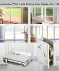 Patio Door Rollers Replacement For P Ella Sliding Doors After 1992 Pack Of 2 1 1/2 Inch Steel Ball Bearing Adjustable Height