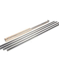 Soft Close Pocket Door Frame Kit for 2x4 Stud Walls 32x80 Inches, steel components laid out, ideal for easy smooth quiet closure.