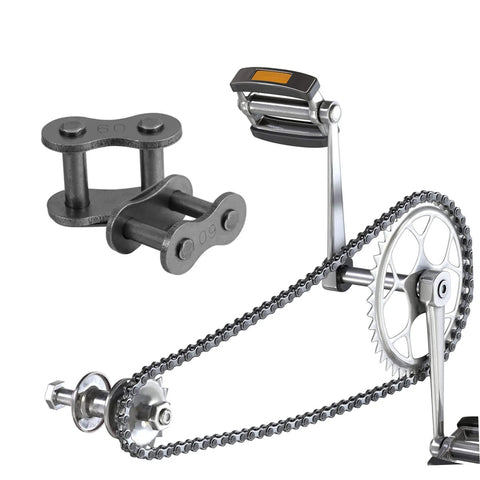 10 Pieces Heavy Duty Roller Chain Connecting Links Set For Chain Connectors And Roller Chains In Steel Connecting Link Buckle Durable