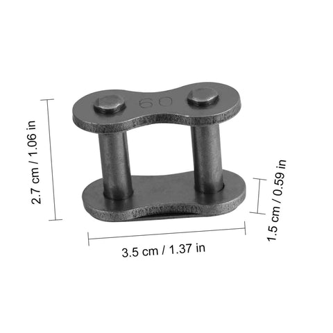 10 Pieces Heavy Duty Roller Chain Connecting Links Set For Chain Connectors And Roller Chains In Steel Connecting Link Buckle