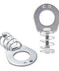 Steel RV Water Heater Latch Twist Cam Lock Replacement Door Fastener, showing two locks, durable steel construction, pack of 2.