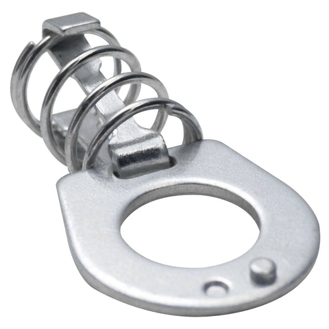 Steel RV Water Heater Latch Twist Cam Lock Replacement Door Fastener, close-up view of durable steel construction.
