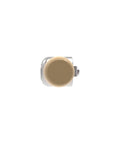 Top view of Heavy Duty Steel Seam Roller With 2 Inch By 2 Inch Radius End For Construction Use Built Tough With Enclosed Bearings For Smooth Rolling