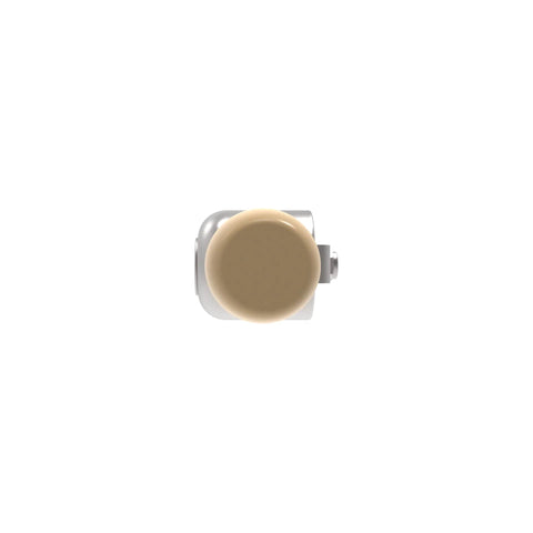 Top view of Heavy Duty Steel Seam Roller With 2 Inch By 2 Inch Radius End For Construction Use Built Tough With Enclosed Bearings For Smooth Rolling