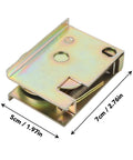 Sliding Patio Door Roller Replacement With Steel Ball Bearing High Strength For Smooth And Quiet Operation, 5x7cm dimensions