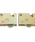 Two-pack of sliding patio door roller replacements with steel ball bearings for high strength and smooth, quiet operation.