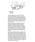Diagram of Steel Sliding Door Roller Tandem Assembly, 1-1/8 in. Diameter Roller, Steel Ball Bearing with adjustment guide.