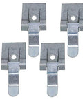 Snap Fasteners For Access Doors And Panels Steel Flush Mount Hold Down Clips 4 Pack 1.05 Inch Wide Quick Acting Panel Retainers