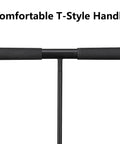 Close-up of Hardcore 48 Inch Adjustable Soil Probe with T Handle showing foam grips for comfort and leverage in plumbing and landscaping projects.