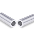 10 Pack Steel Spacers 3/8 Inch Inner Diameter 1/2 Inch Outer Diameter 1-1/2 Inch Length Round Bushing Screw Standoff Spacer