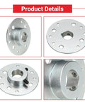 Rear Steel Sprocket Drum Brake Hub With One Inch Bore And One Quarter Inch Keyway Plus Hardware Kit for go-karts and drift trikes details