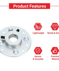 Rear Steel Sprocket Drum Brake Hub With One Inch Bore And One Quarter Inch Keyway Plus Hardware Kit, product features highlighted