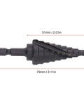 Pro Grade 10 Step High Speed Steel Step Drill Bit Set With Hex Shank For Metalworking, Pagoda Spiral Reamer, 4 To 22mm
