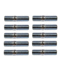 Steel Multi Purpose Stud Set 5 16 18 And 5 16 24 Thread Sizes 10 Pieces Bolts displayed against a white background.