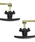 Steel T Handle Cam Locking Cams for T and L Handle Locks on Truck Canopies and RV Camper Tops, Universal Replacement Pack of 2 with Right and Left Hand Fit