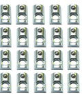 Premium One Quarter Twenty Threaded Roll In Steel T Nut With Ball Spring for aluminum extrusion profiles in grid view
