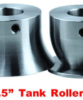 1.5 inch tank roller dies for bead roller with 22mm shaft, part of eight radius die set for bead roller in Cr12 steel.