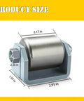 Rear Trailer Rollers, Heavy Duty Steel Trailer Skid Wheel, shown with dimensions 2.17x2.95 inches.