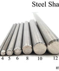 2 Pack Steel Transmission Shafts 2mm 3mm 4mm 5mm 6mm 8mm 10mm Diameter 100mm Length For DIY Motor Drive Toy Models in various diameters