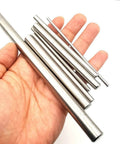 Hand holding 2 Pack Steel Transmission Shafts 2mm 3mm 4mm 5mm 6mm 8mm 10mm Diameter 100mm Length For DIY Motor Drive Toy Models