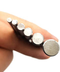 2 Pack Steel Transmission Shafts 2mm 3mm 4mm 5mm 6mm 8mm 10mm Diameter 100mm Length For DIY Motor Drive Toy Models close-up