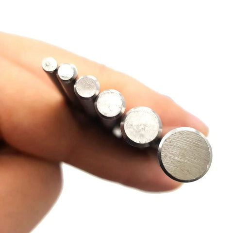 2 Pack Steel Transmission Shafts 2mm 3mm 4mm 5mm 6mm 8mm 10mm Diameter 100mm Length For DIY Motor Drive Toy Models close-up