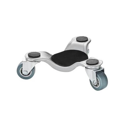 ✝️ Furniture Dolly, 4 Pack 6-Inch Steel Tri-Dolly with 360° PP Swivel Wheels and Non-Slip Cap, 3 Wheels Furniture