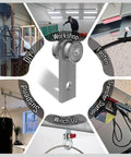 2 Wheel Trolley Assembly Rollers for 1-5/8 Inch & Taller Strut Channel, Heavy Duty Dual Bearing Steel Trolley, workshop and DIY use