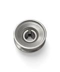 Top view of General Purpose Rugged V Groove Drive Pulley for Power Transmission Two Inch Outer Diameter Inner Diameter Five Eighths Inch