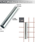 Steel Wheel Bushings 332 Replacement Part With One Half Inch Inner Diameter and Five Eighths Inch Outer Diameter, dimension diagram