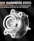 Front Wheel Hub Bearing Assembly Compatible With Nissan Altima Murano Maxima Pathfinder Infiniti QX60 JX35 QX50 32 Tooth Spline OE 513296 Replacement Part For Smooth Steering And Quiet Ride close-up view