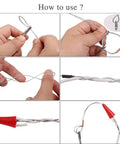 Instructions for using Plastic Coated Steel Fish Tape Wire Puller For Wall Installations Go-To 32 Ft 10 M Threader with Steel Rope Cable