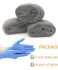 Steel Wool Fill Fabric DIY Kit for Mouse Proofing Homes, includes 3 rolls and gloves for easy installation.