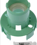 Steering Column Lower Bearing And Bushing Kit With Shaft Lube 905-512 Direct Replacement OE Quality, green plastic component with lube
