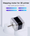3D Printer Stepper Motor 42-34, 2 Phases 0.8A 1.8 Degrees 0.4 N.M for Ender-3 X/Y/Z Axis, CR-10 Series Z Axis displayed on white surface.