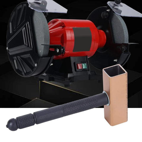 Stone Dresser Disc Wheel Abrasive Tool with Anti Slip Handle Small Lightweight Metal Alloy for precise shaping on grinding wheels