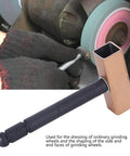 Stone Dresser Disc Wheel Abrasive Tool With Anti Slip Handle small durable metal alloy for precise shaping on grinding wheels