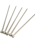 Straight Ejector Pin For Plastic Injection Machines HSS W6542 63 65 HRC Round Tip Nitrided Surface Durable Heavy Duty 3.6 By 60mm